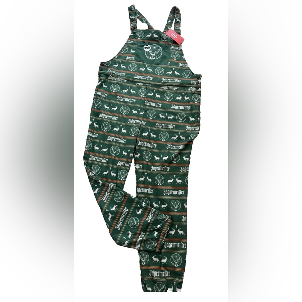 NWT Buck Stag Shinesty Jägermeister Jager Overalls Pants Tailgate Coveralls XL